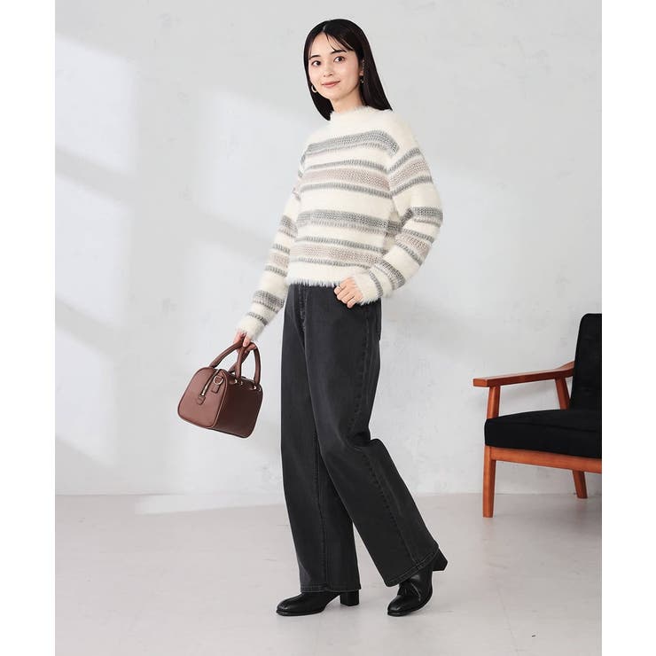 フェザーボーダーニット | a.v.v【WOMEN】 | 詳細画像5 