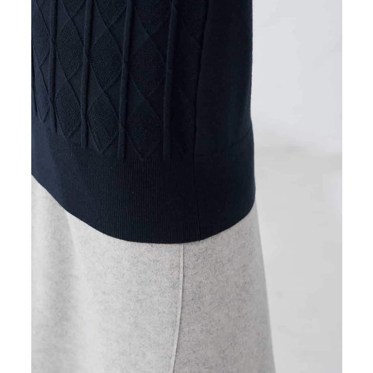 アーガイルパフスリーブニット | a.v.v【WOMEN】 | 詳細画像28 