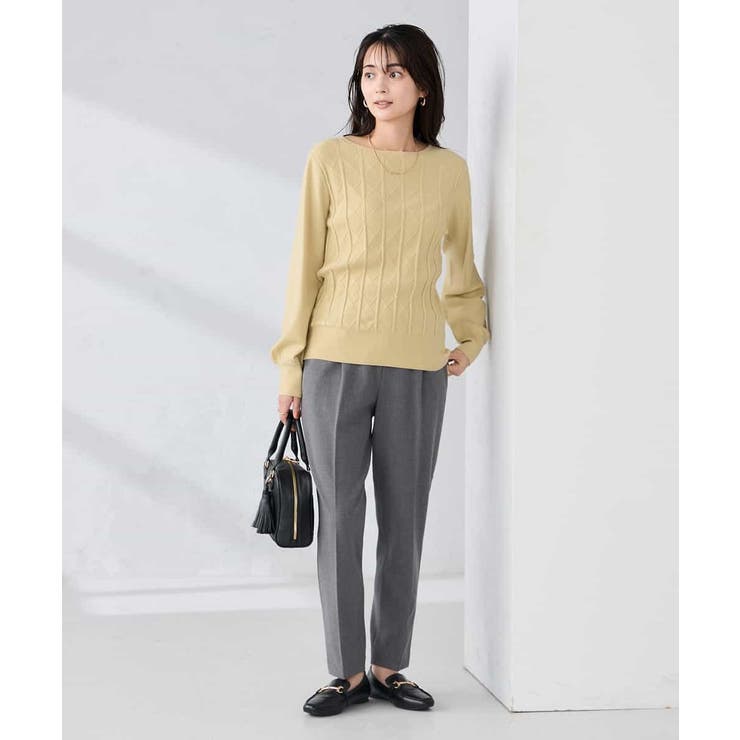 アーガイルパフスリーブニット | a.v.v【WOMEN】 | 詳細画像6 