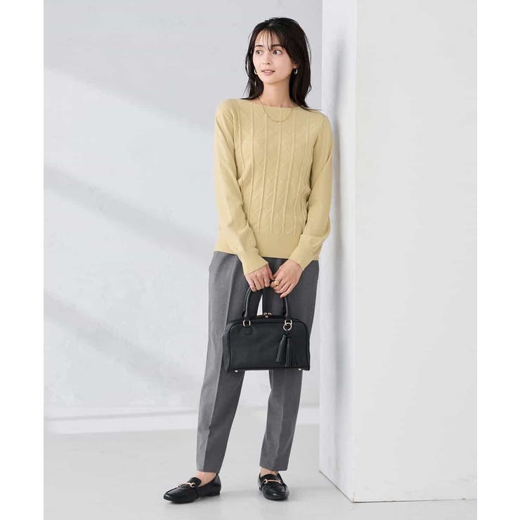 アーガイルパフスリーブニット | a.v.v【WOMEN】 | 詳細画像8 