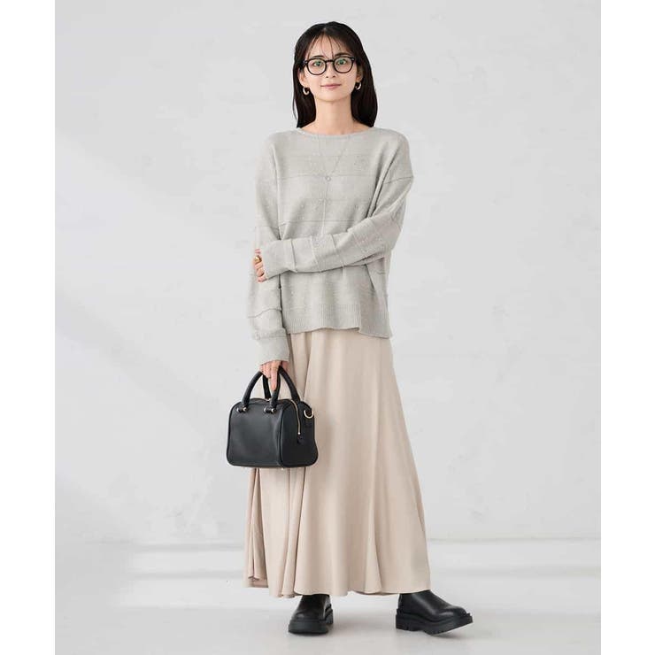 スパンコールボーダーニット | a.v.v【WOMEN】 | 詳細画像18 