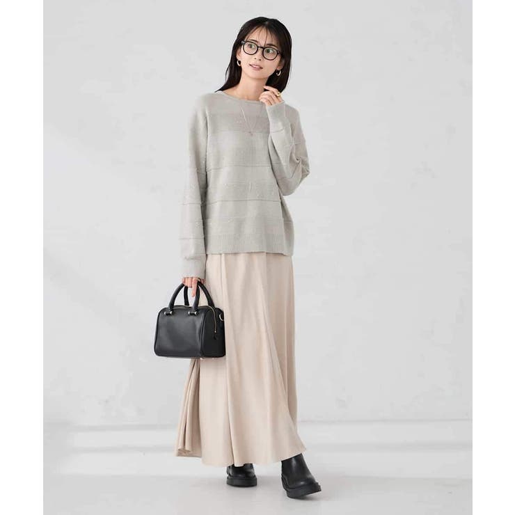 スパンコールボーダーニット | a.v.v【WOMEN】 | 詳細画像19 