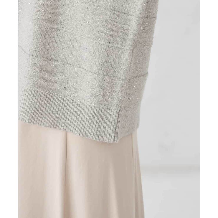 スパンコールボーダーニット | a.v.v【WOMEN】 | 詳細画像27 