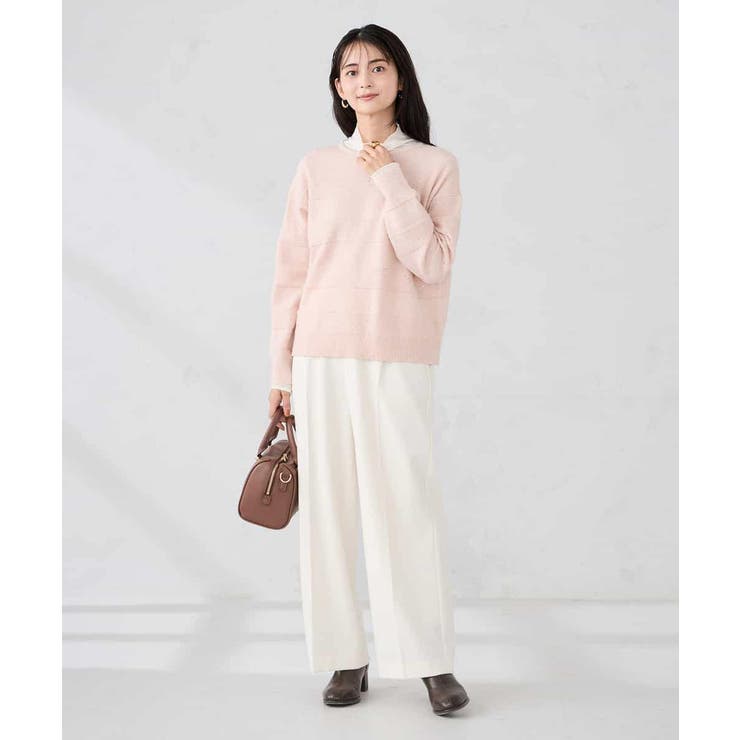 スパンコールボーダーニット | a.v.v【WOMEN】 | 詳細画像6 