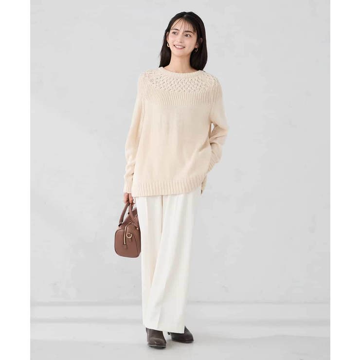 ケーブル求心風ニット | a.v.v【WOMEN】 | 詳細画像13 