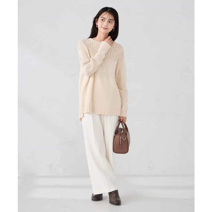 ケーブル求心風ニット | a.v.v【WOMEN】 | 詳細画像16 