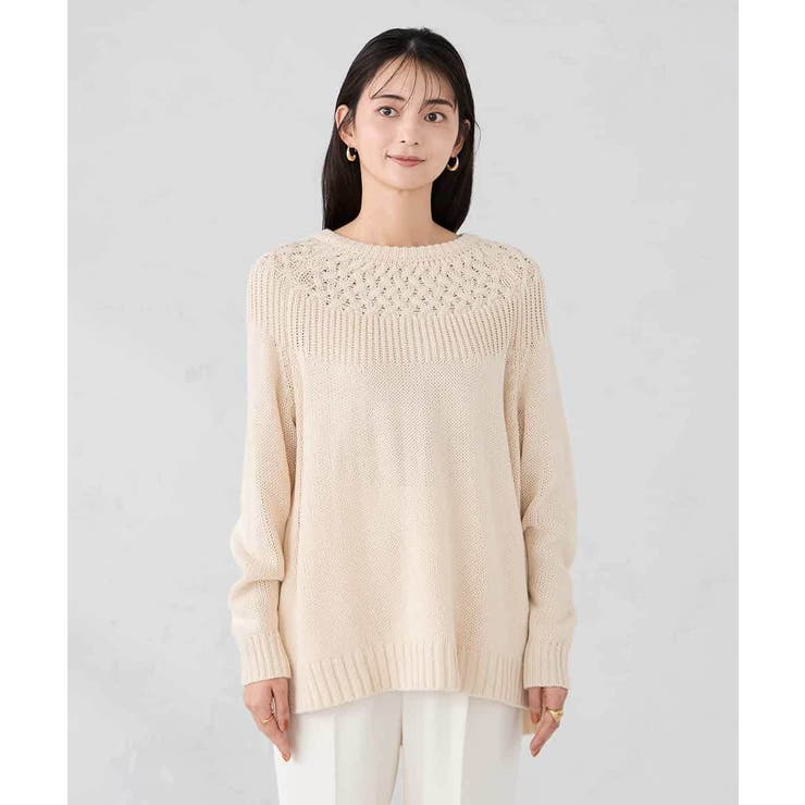 ケーブル求心風ニット | a.v.v【WOMEN】 | 詳細画像17 