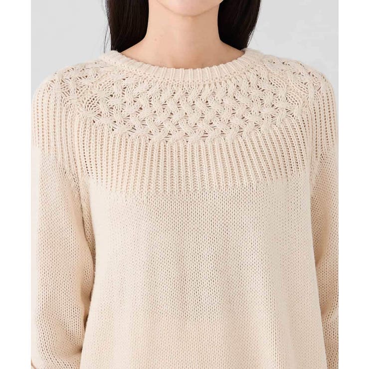 ケーブル求心風ニット | a.v.v【WOMEN】 | 詳細画像20 