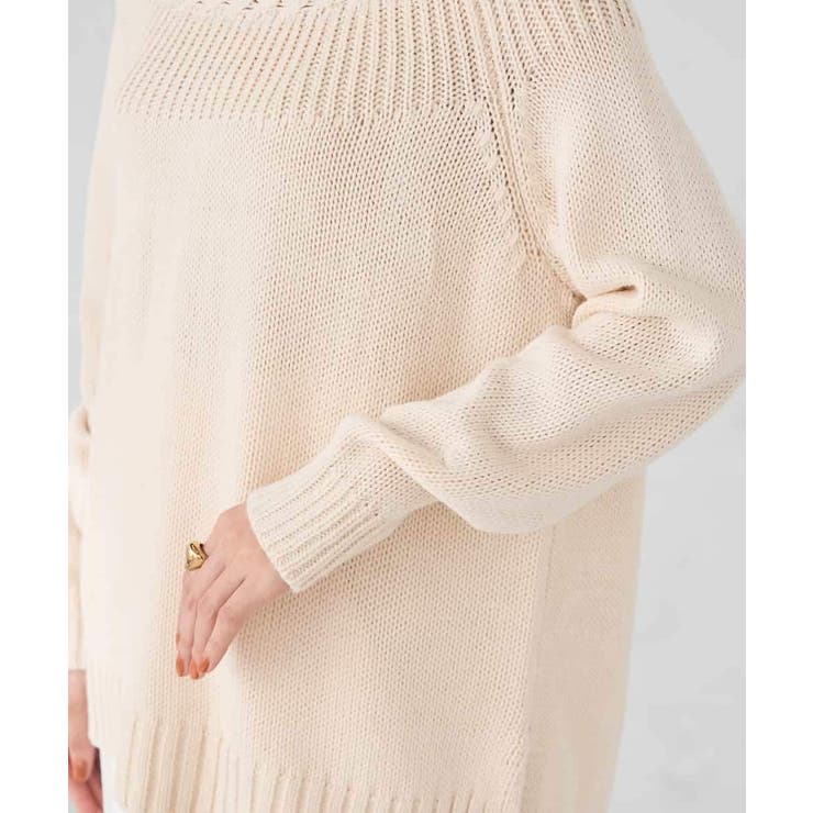 ケーブル求心風ニット | a.v.v【WOMEN】 | 詳細画像21 