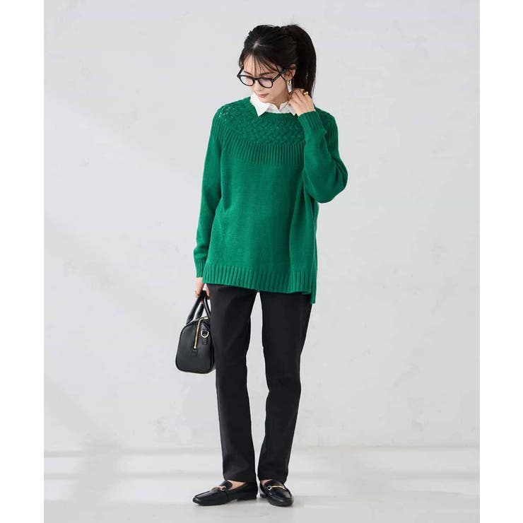 ケーブル求心風ニット | a.v.v【WOMEN】 | 詳細画像9 