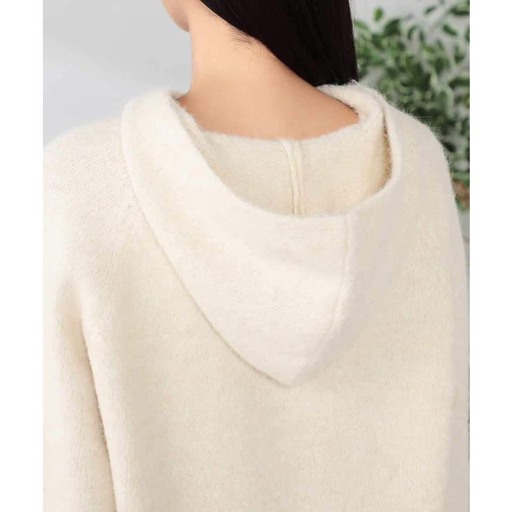 ヘアリーニットフーディー | a.v.v【WOMEN】 | 詳細画像17 