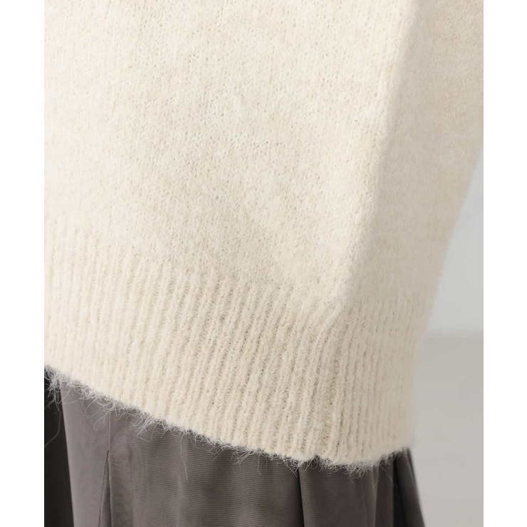 ヘアリーニットフーディー | a.v.v【WOMEN】 | 詳細画像19 