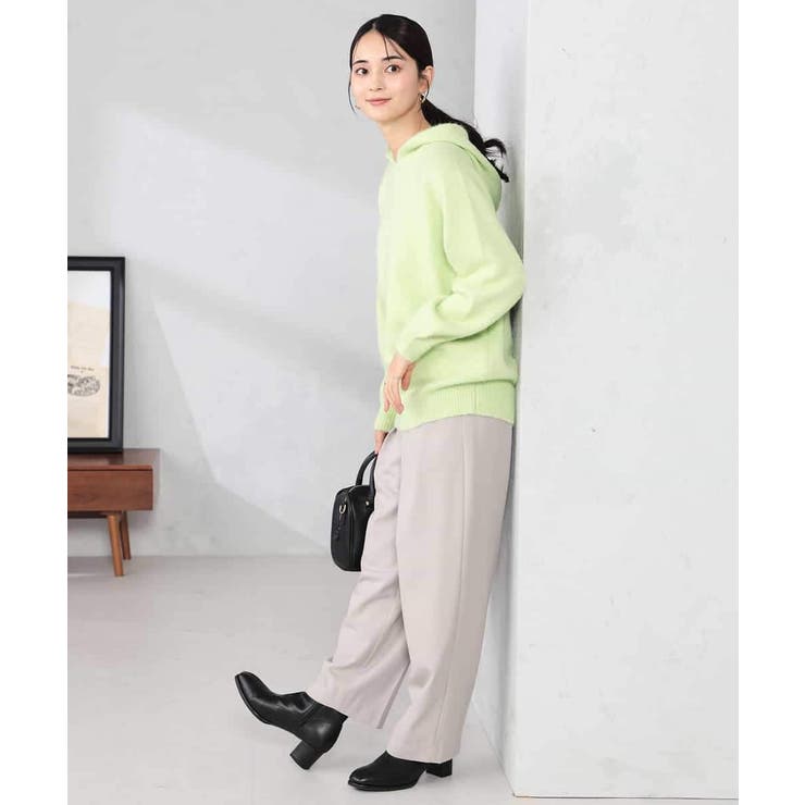 ヘアリーニットフーディー | a.v.v【WOMEN】 | 詳細画像7 