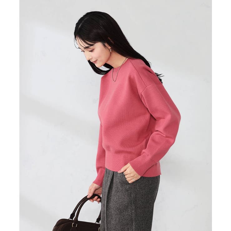 クロップドスウェットライクニット | a.v.v【WOMEN】 | 詳細画像3 