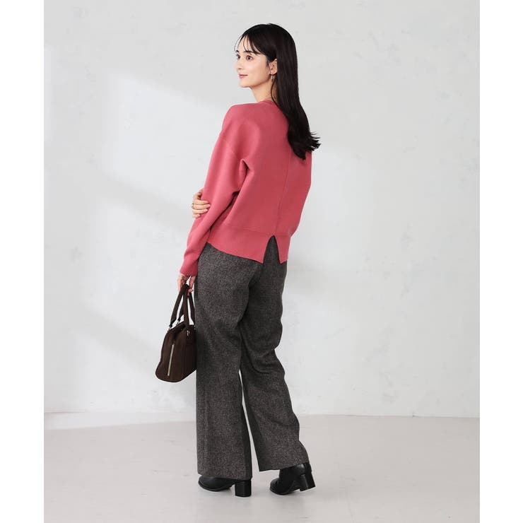 クロップドスウェットライクニット | a.v.v【WOMEN】 | 詳細画像6 