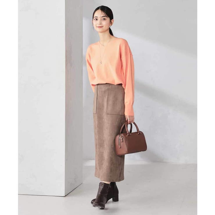 サイドリブVネックニット | a.v.v【WOMEN】 | 詳細画像13 