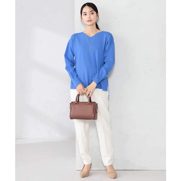 サイドリブVネックニット | a.v.v【WOMEN】 | 詳細画像33 