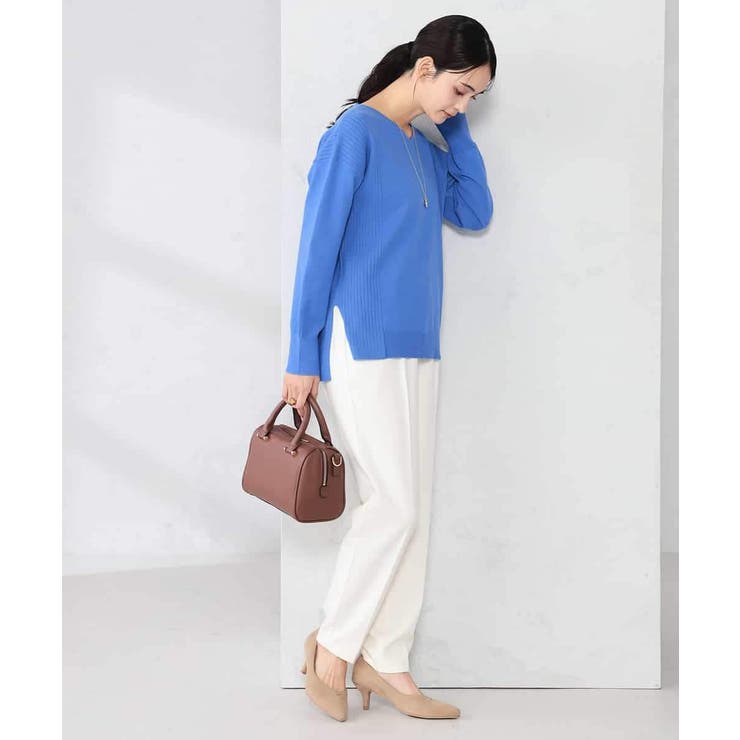 サイドリブVネックニット | a.v.v【WOMEN】 | 詳細画像35 