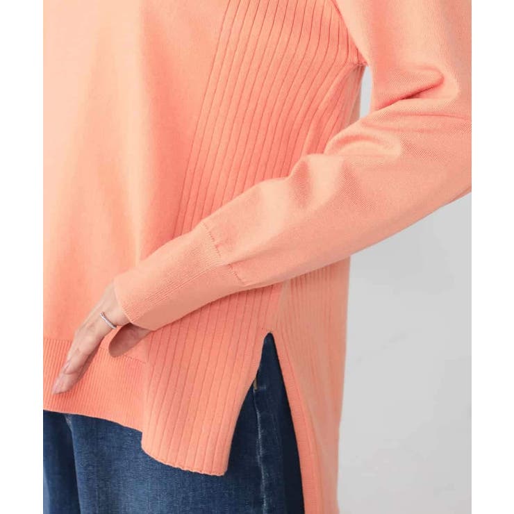 サイドリブVネックニット | a.v.v【WOMEN】 | 詳細画像52 