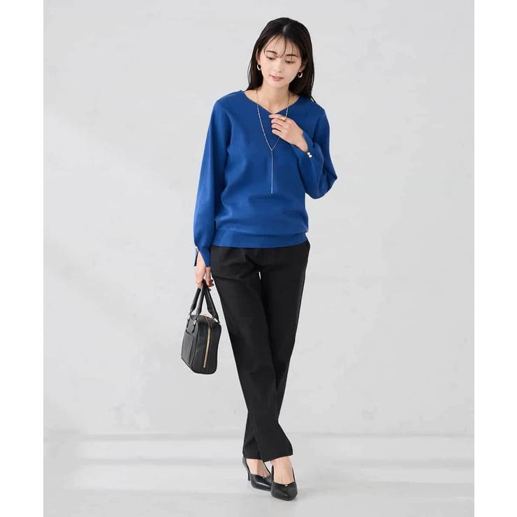 【WEB限定】ゴールドボタンVネックニット | a.v.v【WOMEN】 | 詳細画像10 