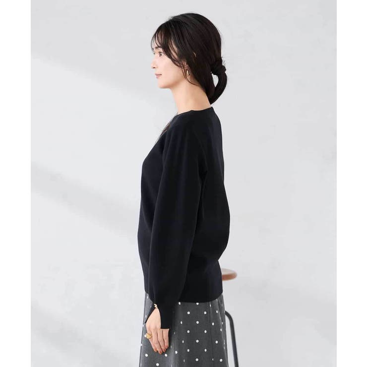 【WEB限定】ゴールドボタンVネックニット | a.v.v【WOMEN】 | 詳細画像38 