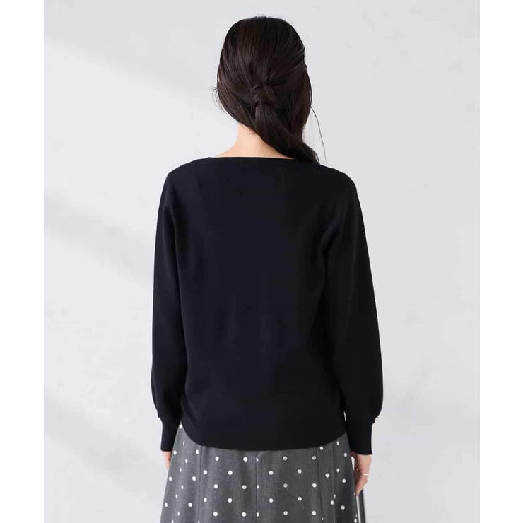 【WEB限定】ゴールドボタンVネックニット | a.v.v【WOMEN】 | 詳細画像39 