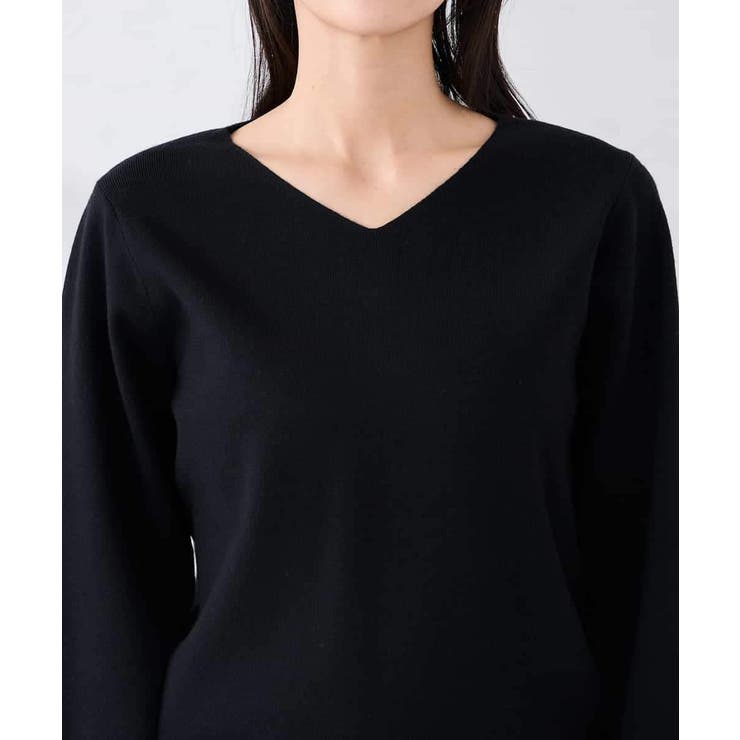 【WEB限定】ゴールドボタンVネックニット | a.v.v【WOMEN】 | 詳細画像40 