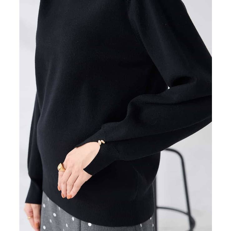 【WEB限定】ゴールドボタンVネックニット | a.v.v【WOMEN】 | 詳細画像41 