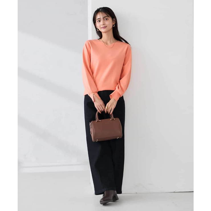 【WEB限定】ゴールドボタンVネックニット | a.v.v【WOMEN】 | 詳細画像5 