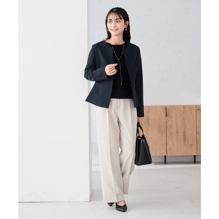 【WEB限定】ゴールドボタンボートネックニット | a.v.v【WOMEN】 | 詳細画像54 