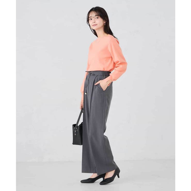 【WEB限定】ゴールドボタンボートネックニット | a.v.v【WOMEN】 | 詳細画像9 