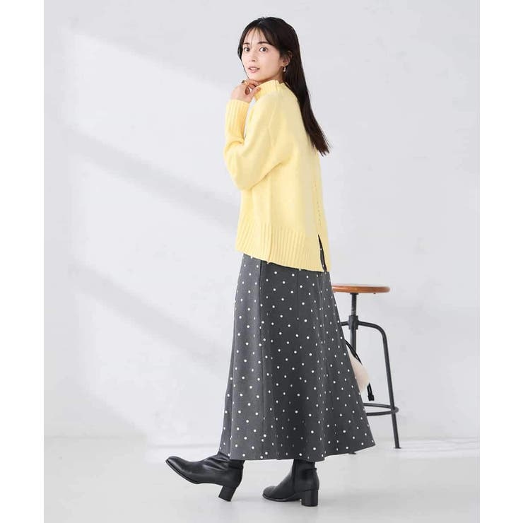 【WEB限定】クロップドバックスリットニット | a.v.v【WOMEN】 | 詳細画像13 