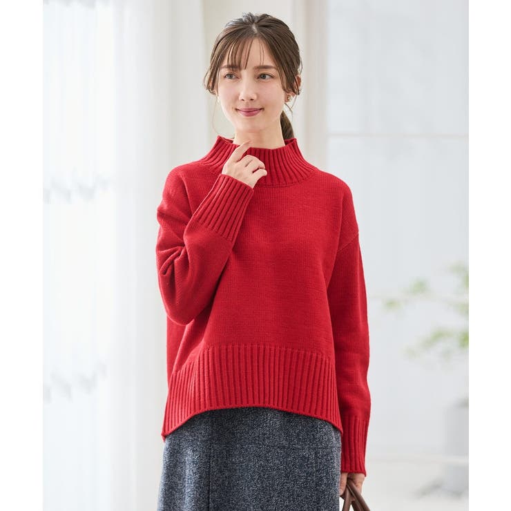 【WEB限定】クロップドバックスリットニット | a.v.v【WOMEN】 | 詳細画像2 