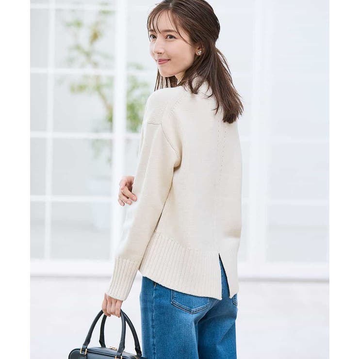 【WEB限定】クロップドバックスリットニット | a.v.v【WOMEN】 | 詳細画像23 