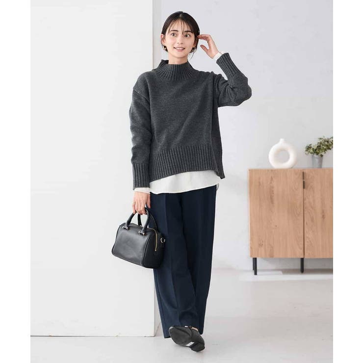 【WEB限定】クロップドバックスリットニット | a.v.v【WOMEN】 | 詳細画像30 