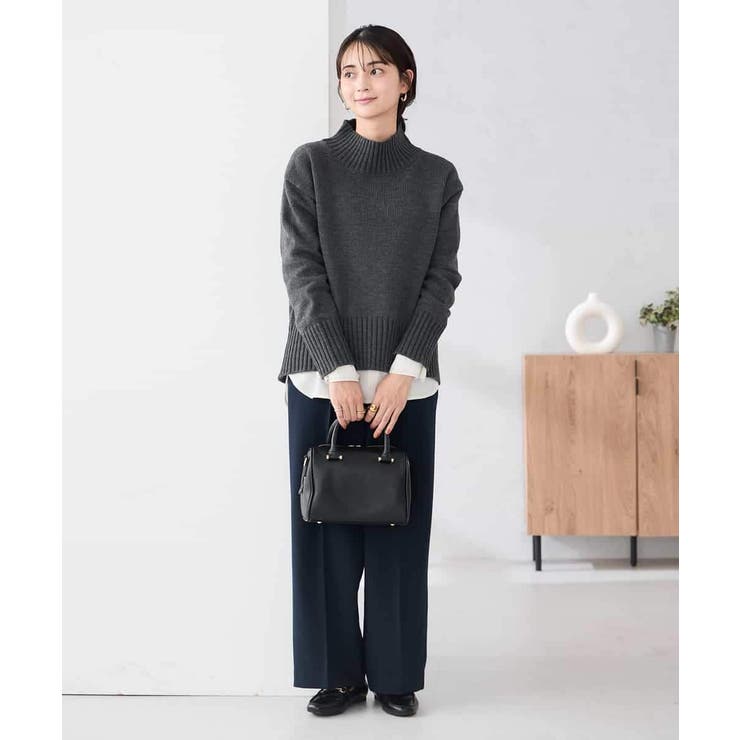 【WEB限定】クロップドバックスリットニット | a.v.v【WOMEN】 | 詳細画像32 