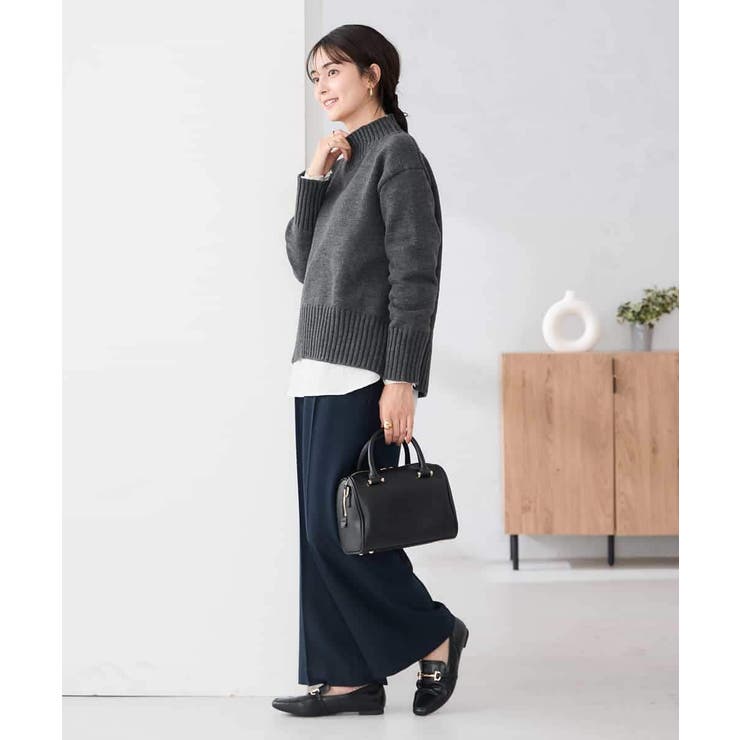 【WEB限定】クロップドバックスリットニット | a.v.v【WOMEN】 | 詳細画像34 