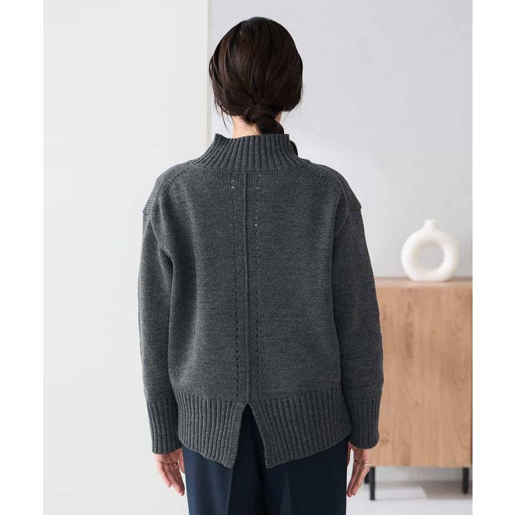 【WEB限定】クロップドバックスリットニット | a.v.v【WOMEN】 | 詳細画像37 