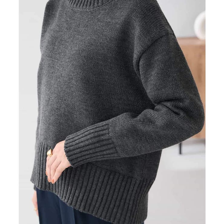 【WEB限定】クロップドバックスリットニット | a.v.v【WOMEN】 | 詳細画像39 