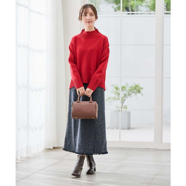 【WEB限定】クロップドバックスリットニット | a.v.v【WOMEN】 | 詳細画像4 