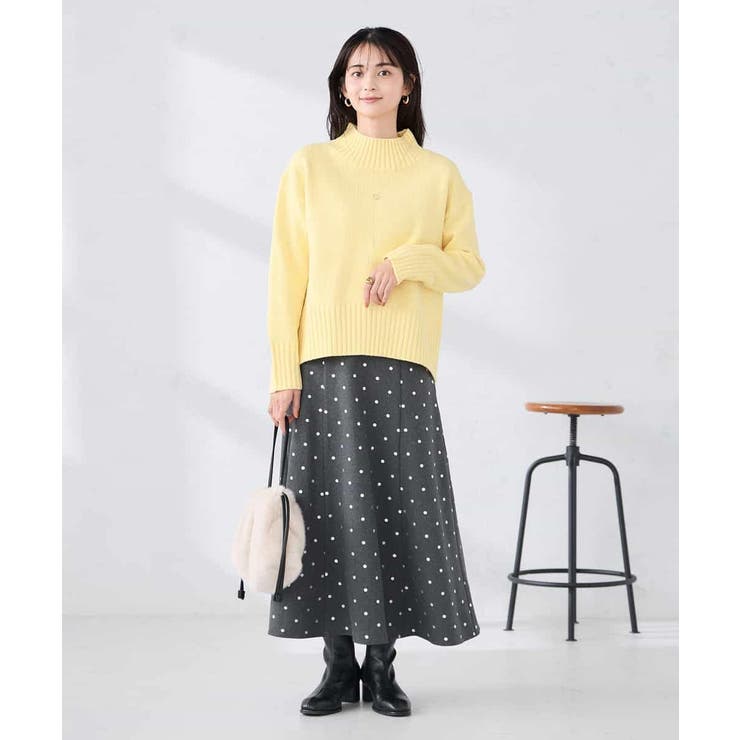 【WEB限定】クロップドバックスリットニット | a.v.v【WOMEN】 | 詳細画像9 