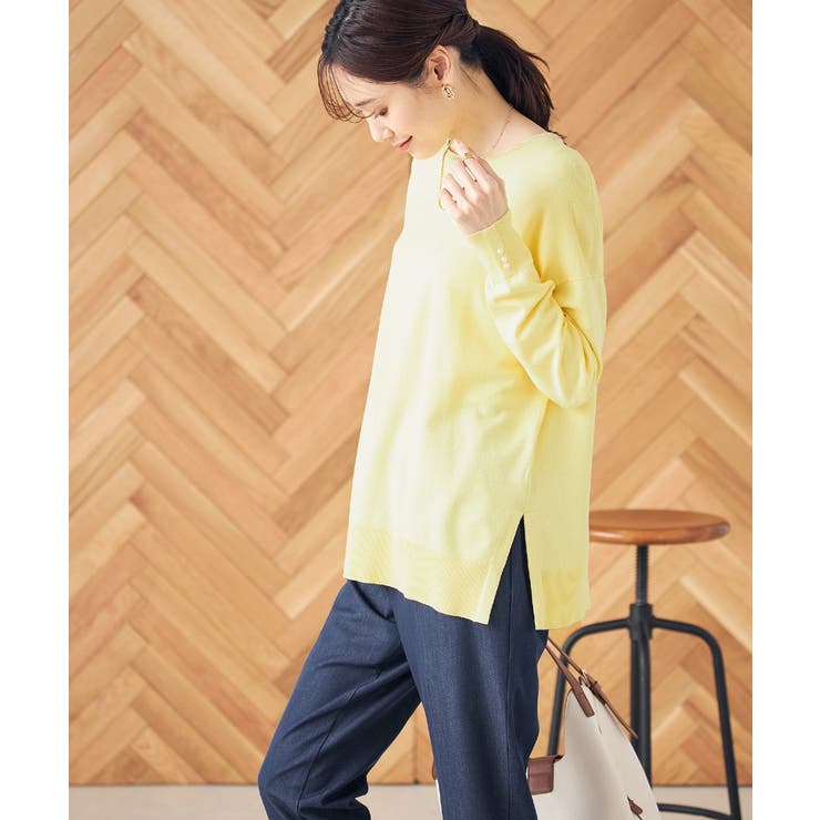 袖パール付きチュニックニット | a.v.v【WOMEN】 | 詳細画像10 