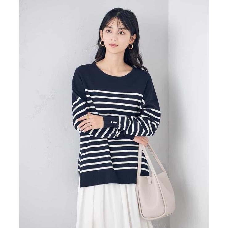 袖パール付きチュニックニット | a.v.v【WOMEN】 | 詳細画像14 