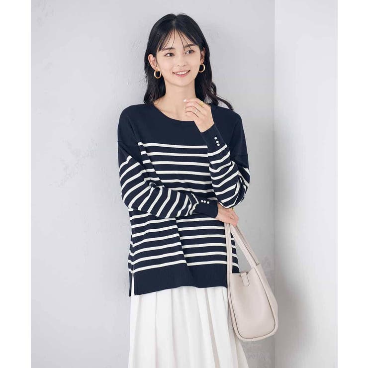 袖パール付きチュニックニット | a.v.v【WOMEN】 | 詳細画像15 