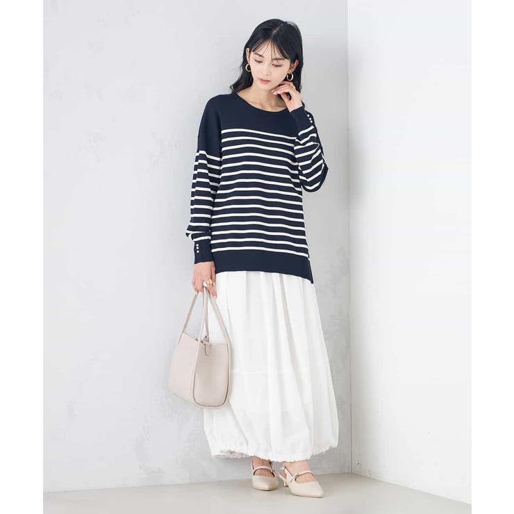 袖パール付きチュニックニット | a.v.v【WOMEN】 | 詳細画像19 