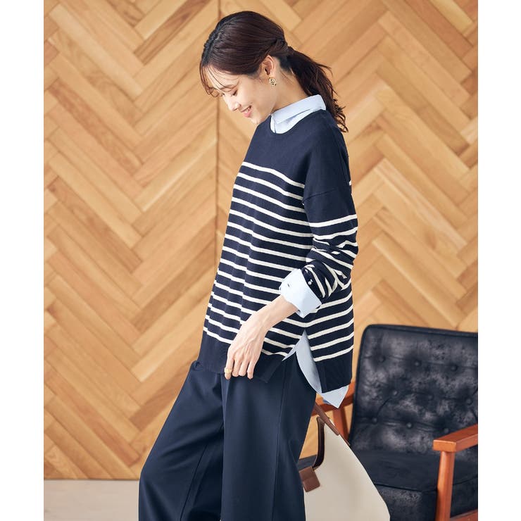 袖パール付きチュニックニット | a.v.v【WOMEN】 | 詳細画像21 