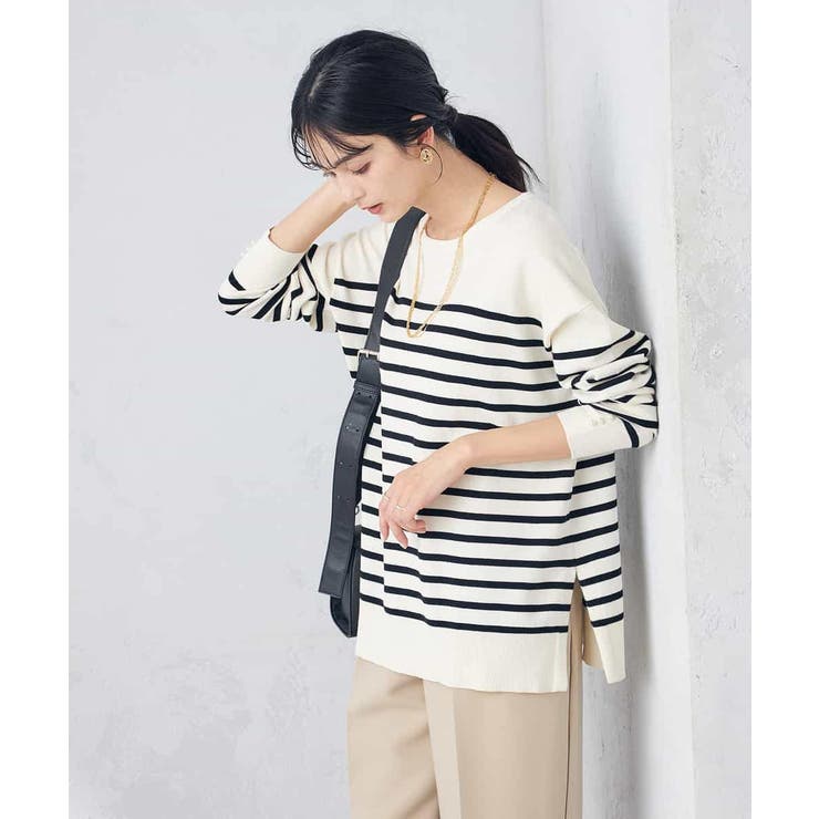 袖パール付きチュニックニット | a.v.v【WOMEN】 | 詳細画像26 