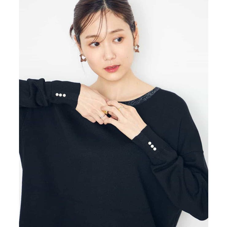 袖パール付きチュニックニット | a.v.v【WOMEN】 | 詳細画像38 