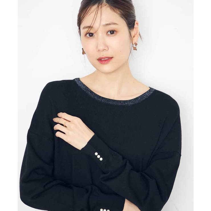 袖パール付きチュニックニット | a.v.v【WOMEN】 | 詳細画像39 