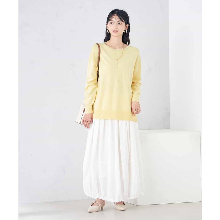 袖パール付きチュニックニット | a.v.v【WOMEN】 | 詳細画像5 